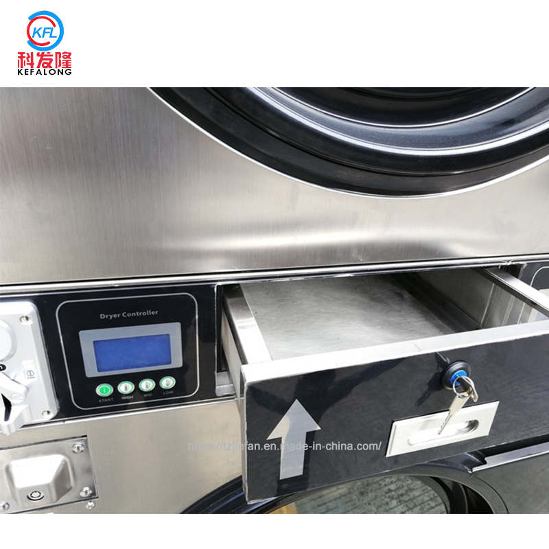 15公斤全自动洗衣店双层洗衣机 烘干机 上烘下洗